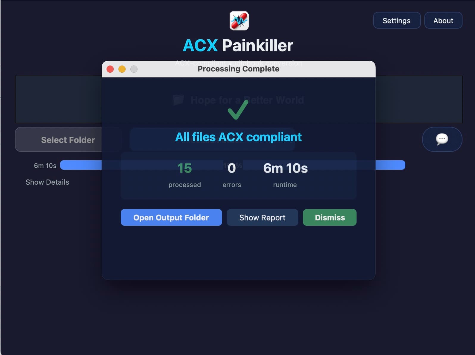 ACX Painkiller organized chapter outputs